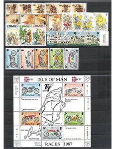 MAN 1987 Complete Vintage 26v + 1 s/s MNH**
