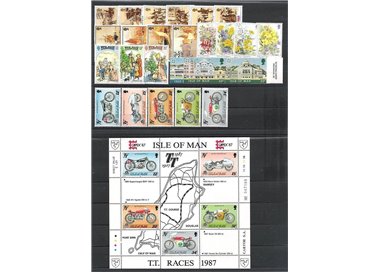 MAN 1987 Annata Completa 26v + 1 BF MNH**