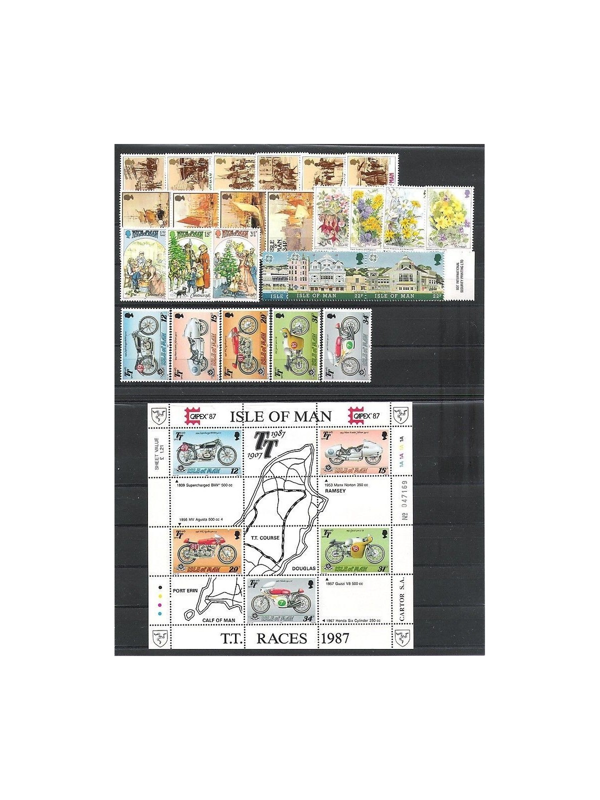MAN 1987 Complete Vintage 26v + 1 s/s MNH**