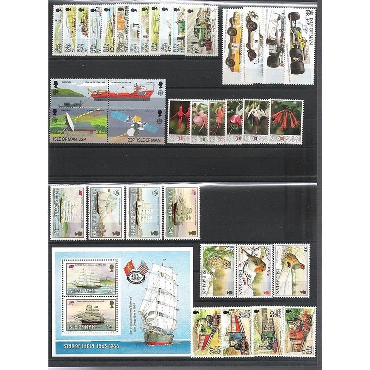 MAN 1988 Annata Completa - Complete Yearset 37v + 1 BF MNH**