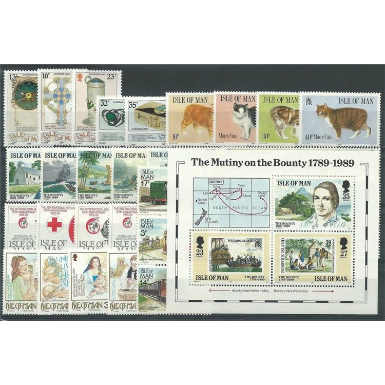 MAN 1989 Annata Completa - Complete Yearset 34v + 1 BF MNH**