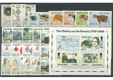 MAN 1989 Annata Completa - Complete Yearset 34v + 1 BF MNH**