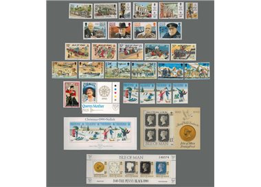 MAN 1990 Annata Completa - Complete Yearset 27v + 3 BF MNH**