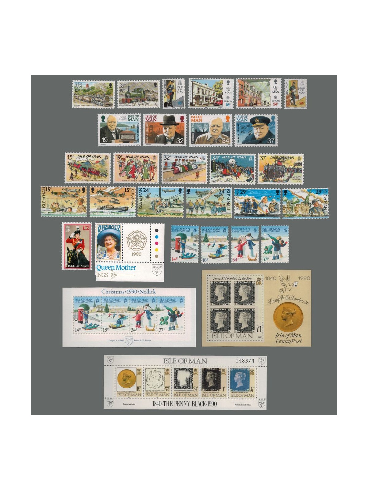 MAN 1990 Annata Completa - Complete Yearset 27v + 3 BF MNH**