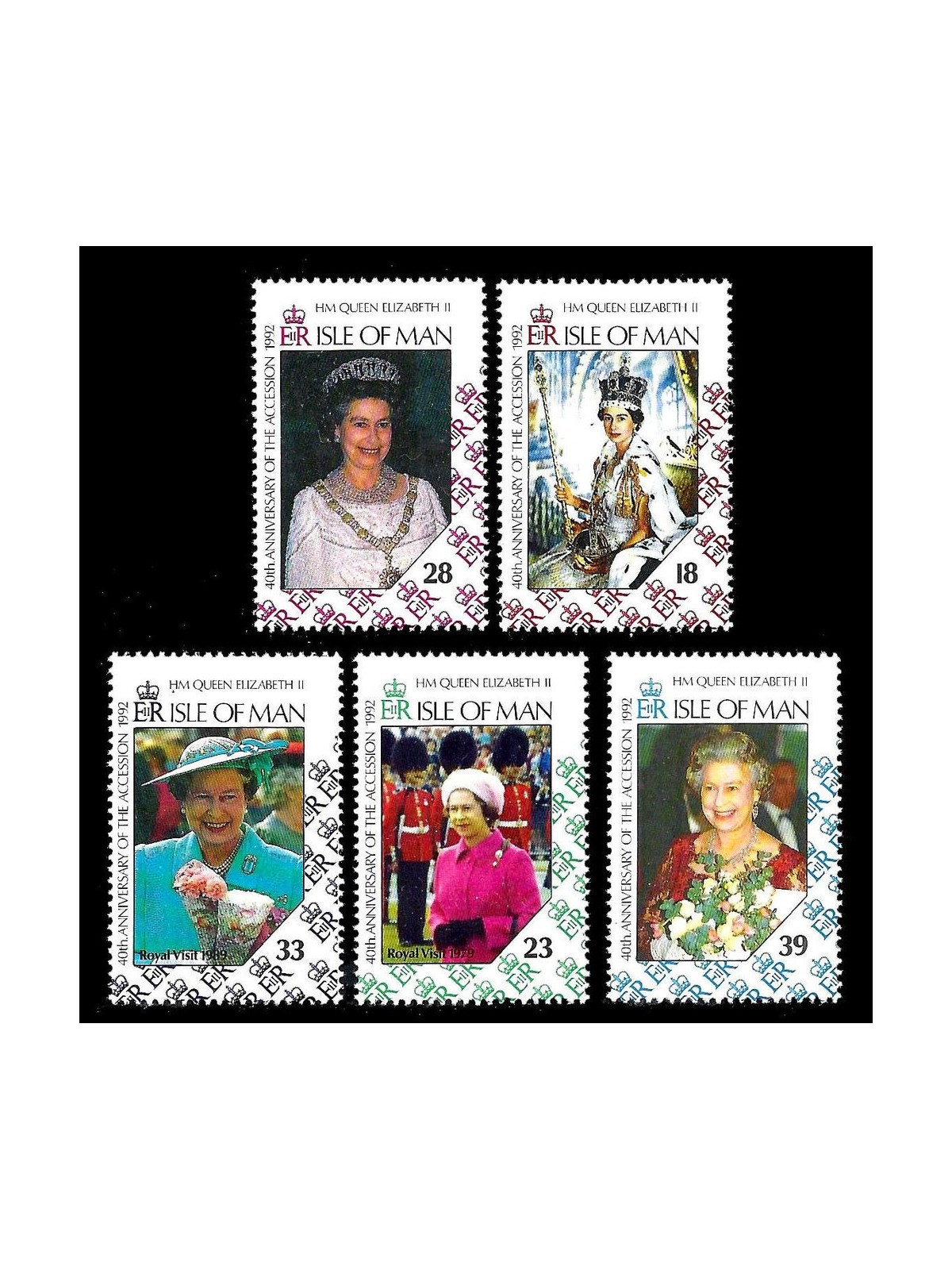 MAN 1992 40th ascession anniversary 5v MNH**