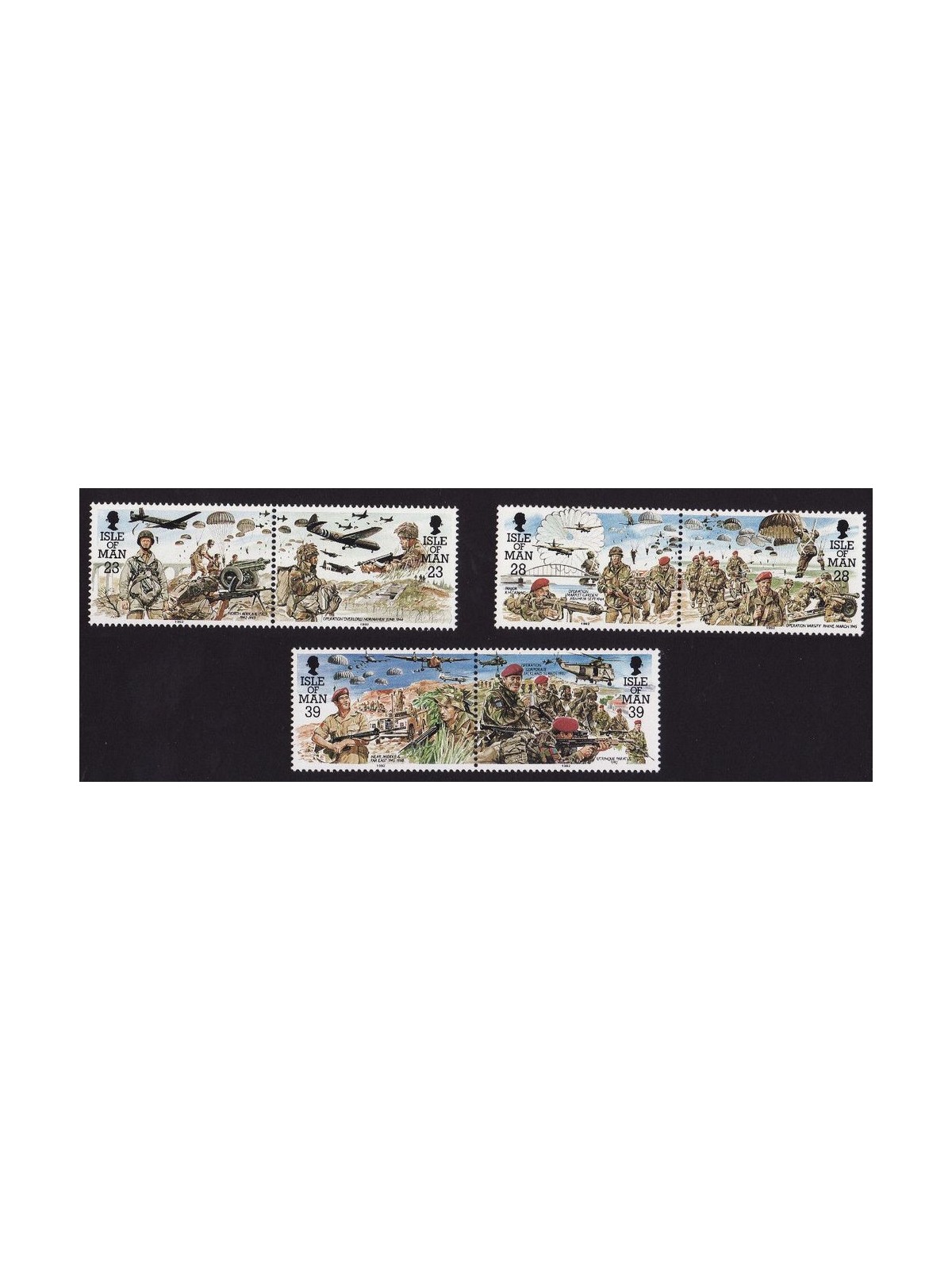 MAN 1992 Parachute regiment 6v MNH**