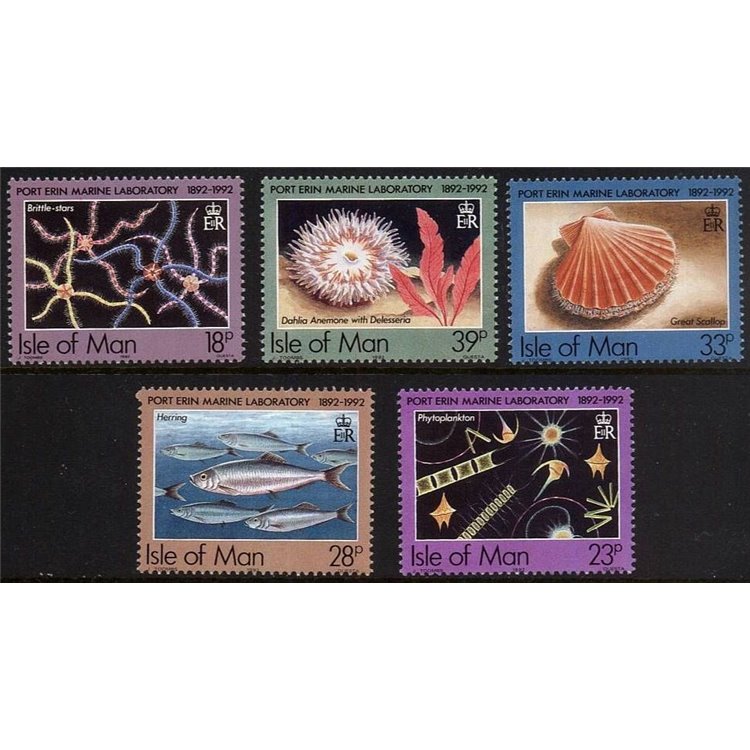 MAN 1992 Marine laboratorium 5v MNH**