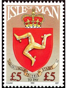 MAN 1992 Postage Due 1v MNH**