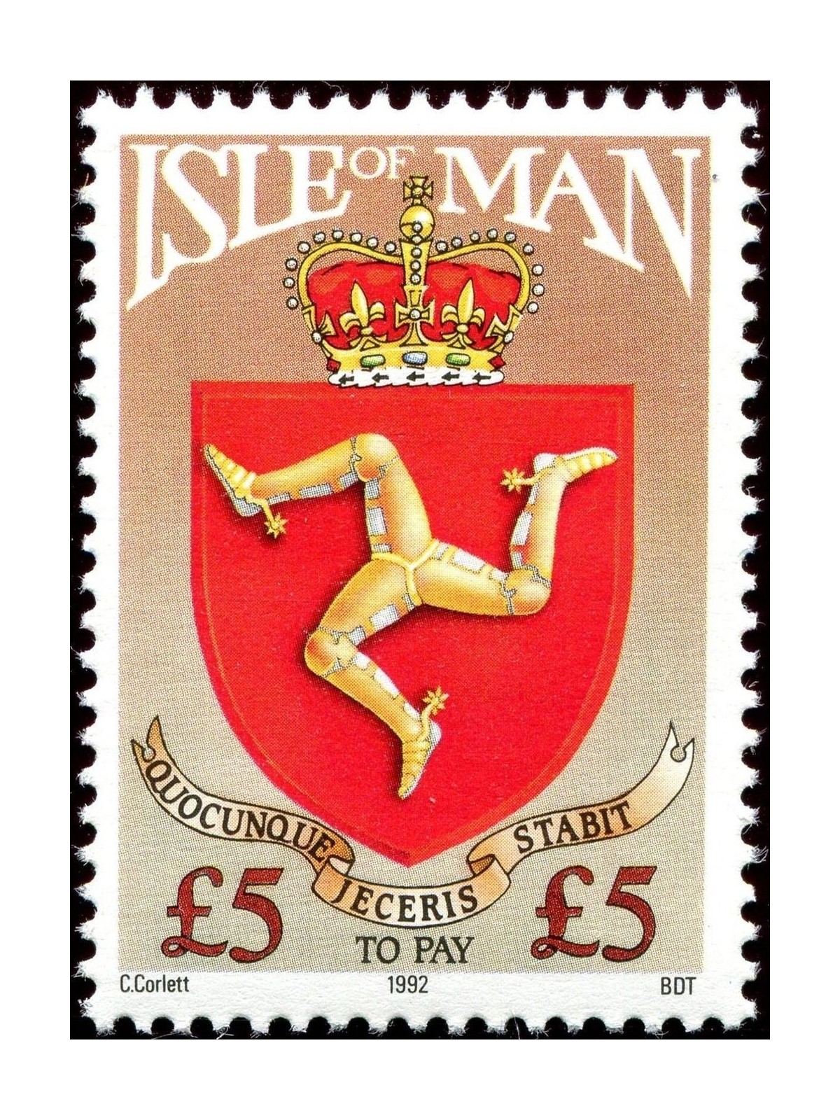 MAN 1992 Segnatasse 1v MNH**