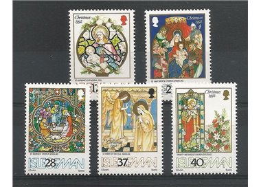MAN 1992 Natale 5v MNH**