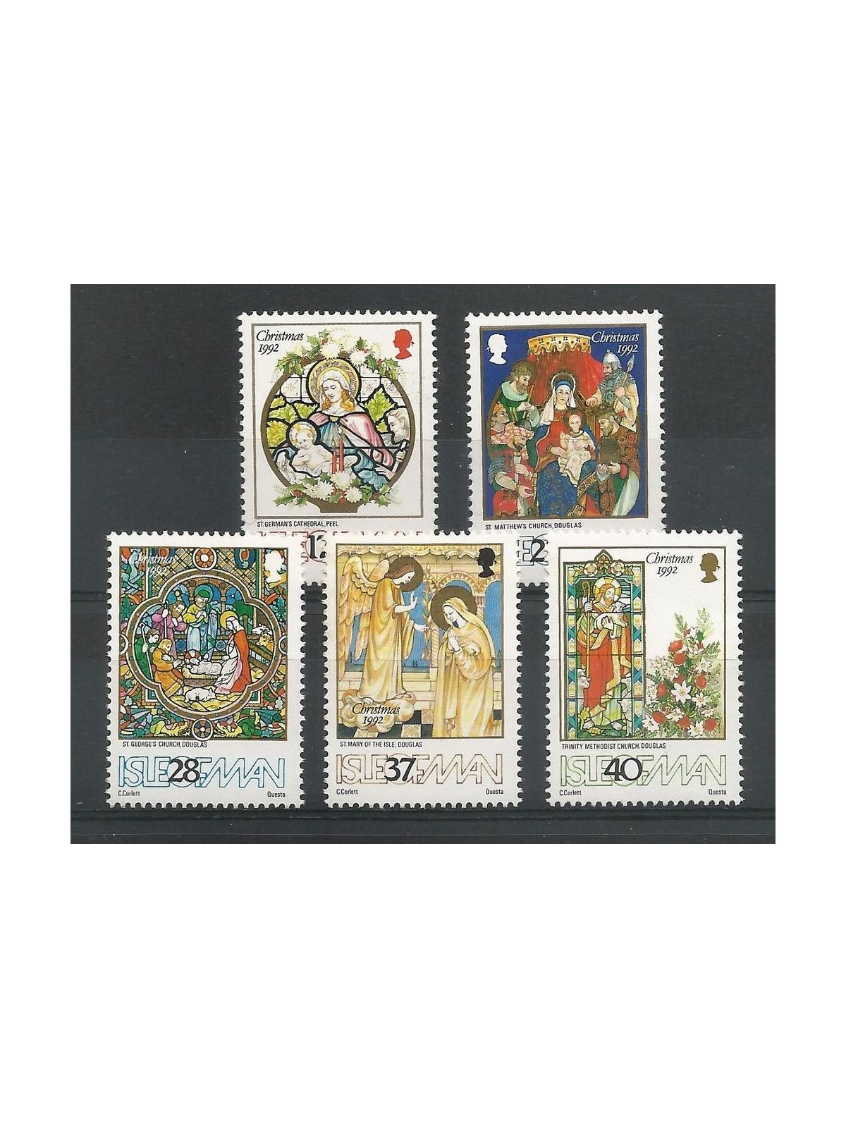 MAN 1992 Natale 5v MNH**