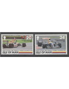 MAN 1992 Nigel Mansell 2v MNH**