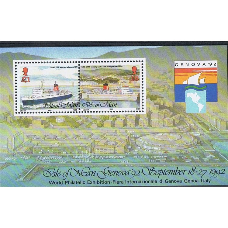 MAN 1992 World Philatelic Exhibition 1 s/s MNH**