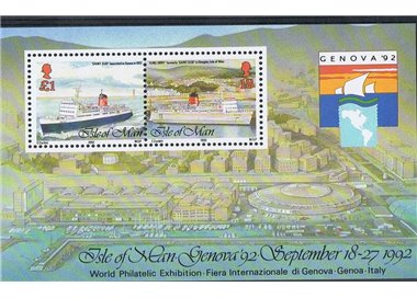 MAN 1992 World Philatelic Exhibition 1 s/s MNH**