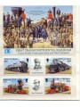MAN 1992 Trans continental railway 4v + 1 s/s MNH**