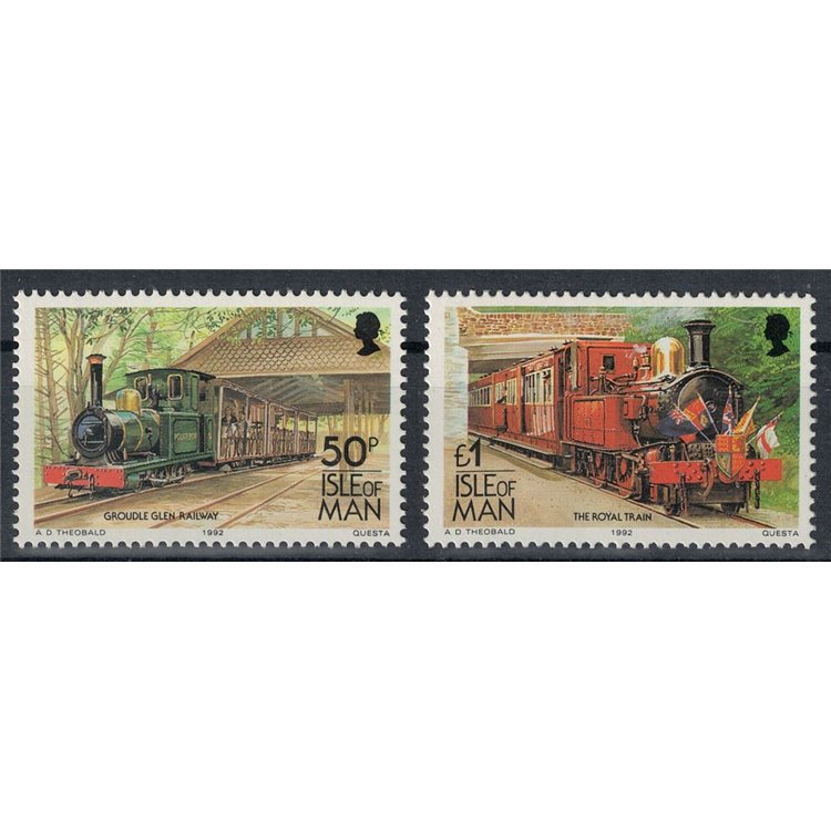 MAN 1992 Railways 2v MNH**