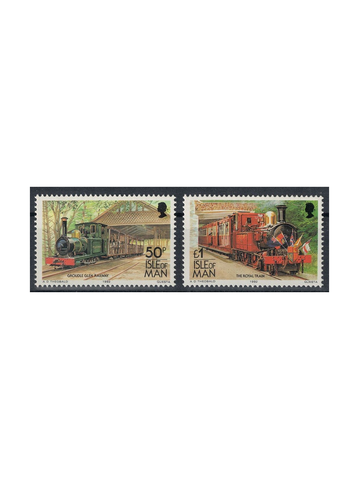 MAN 1992 Railways 2v MNH**