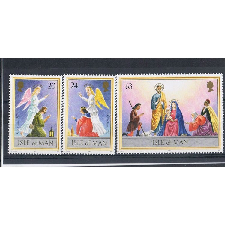 MAN 1997 Christmas - Christmas 3v MNH**