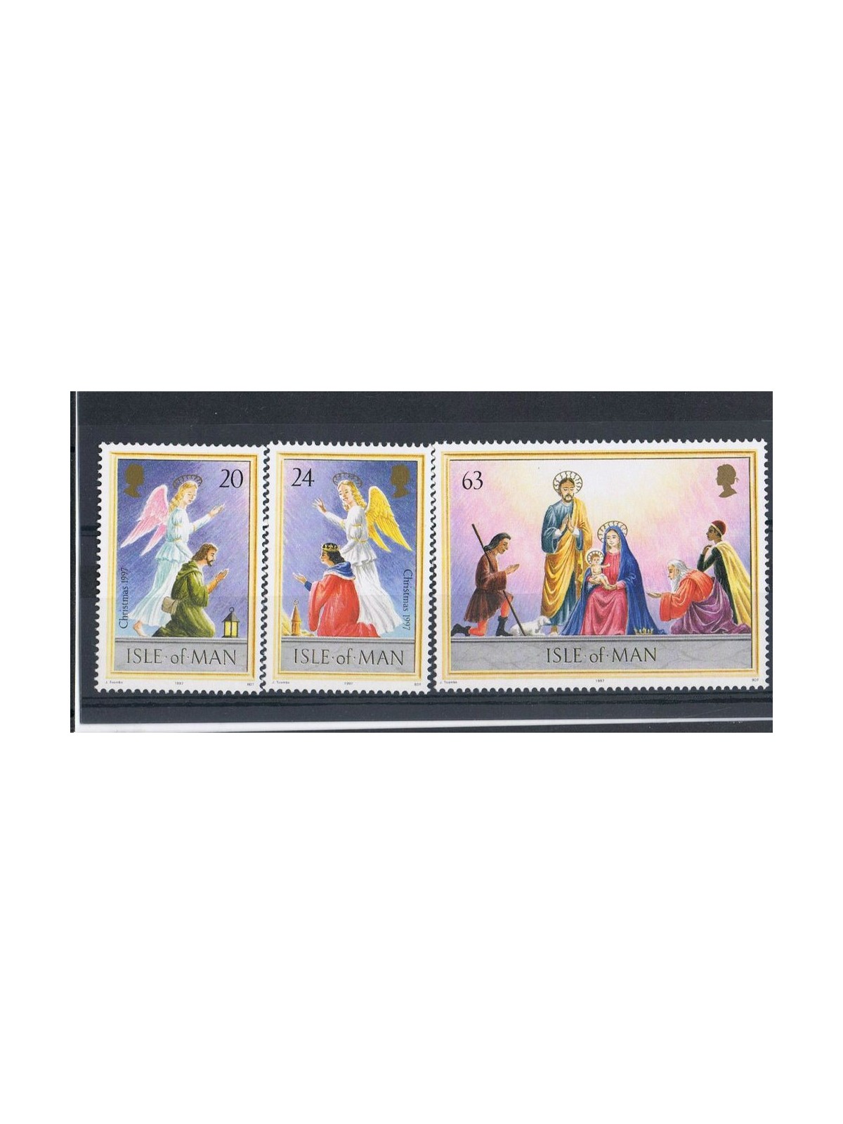 MAN 1997 Christmas - Christmas 3v MNH**