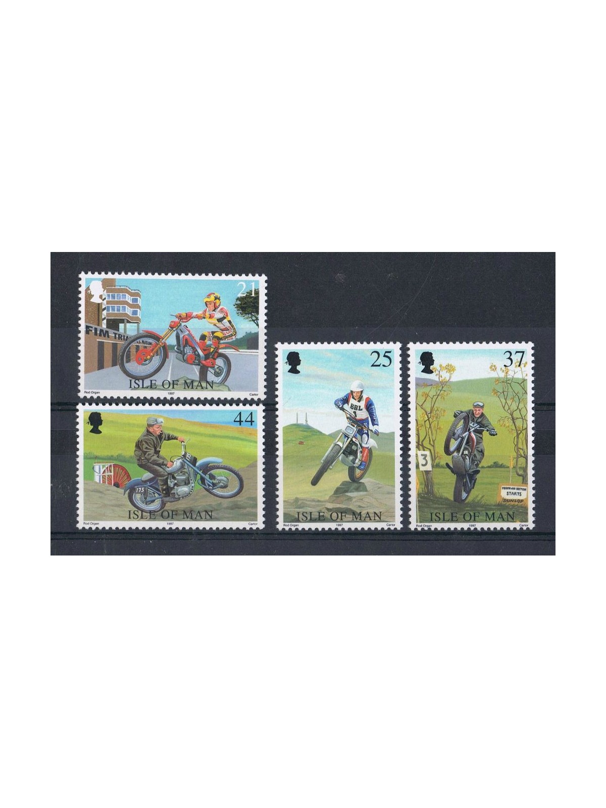 MAN 1997 Motor trial games 4v MNH**