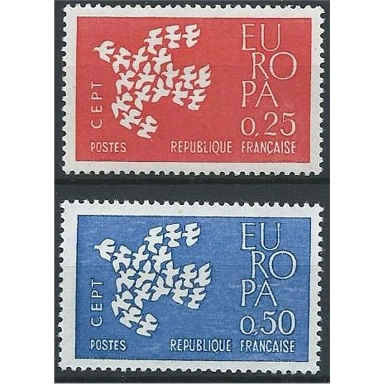 FRANCE 1961 Europe 2v MNH**