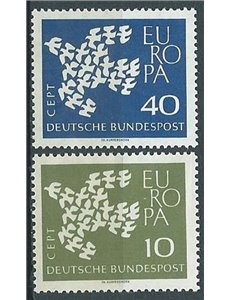GERMANIA BRD 1961 Europa 2v MNH**