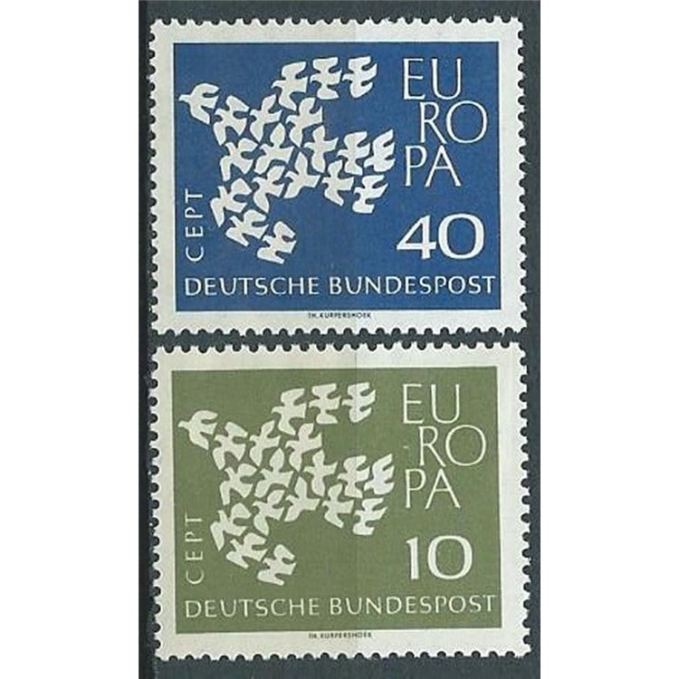 GERMANIA BRD 1961 Europa 2v MNH**