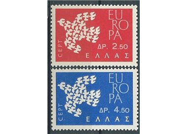 GRECIA 1961 Europa 2v MNH**