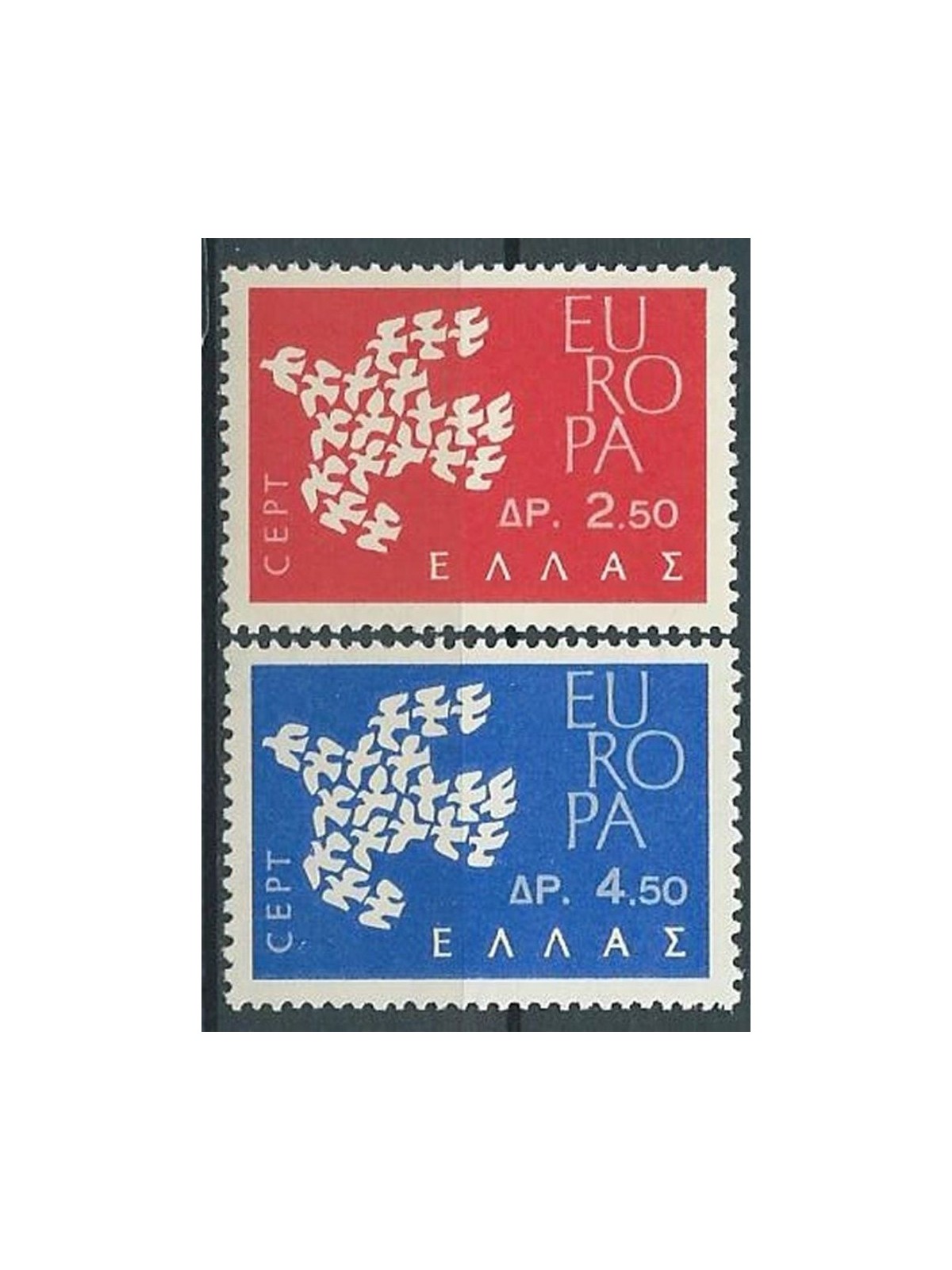 GRECIA 1961 Europa 2v MNH**