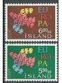 ISLANDA 1961 Europa 2v MNH**