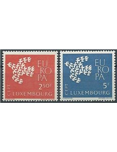 LUSSEMBURGO 1961 Europa 2v MNH**