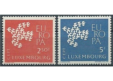 LUSSEMBURGO 1961 Europa 2v MNH**
