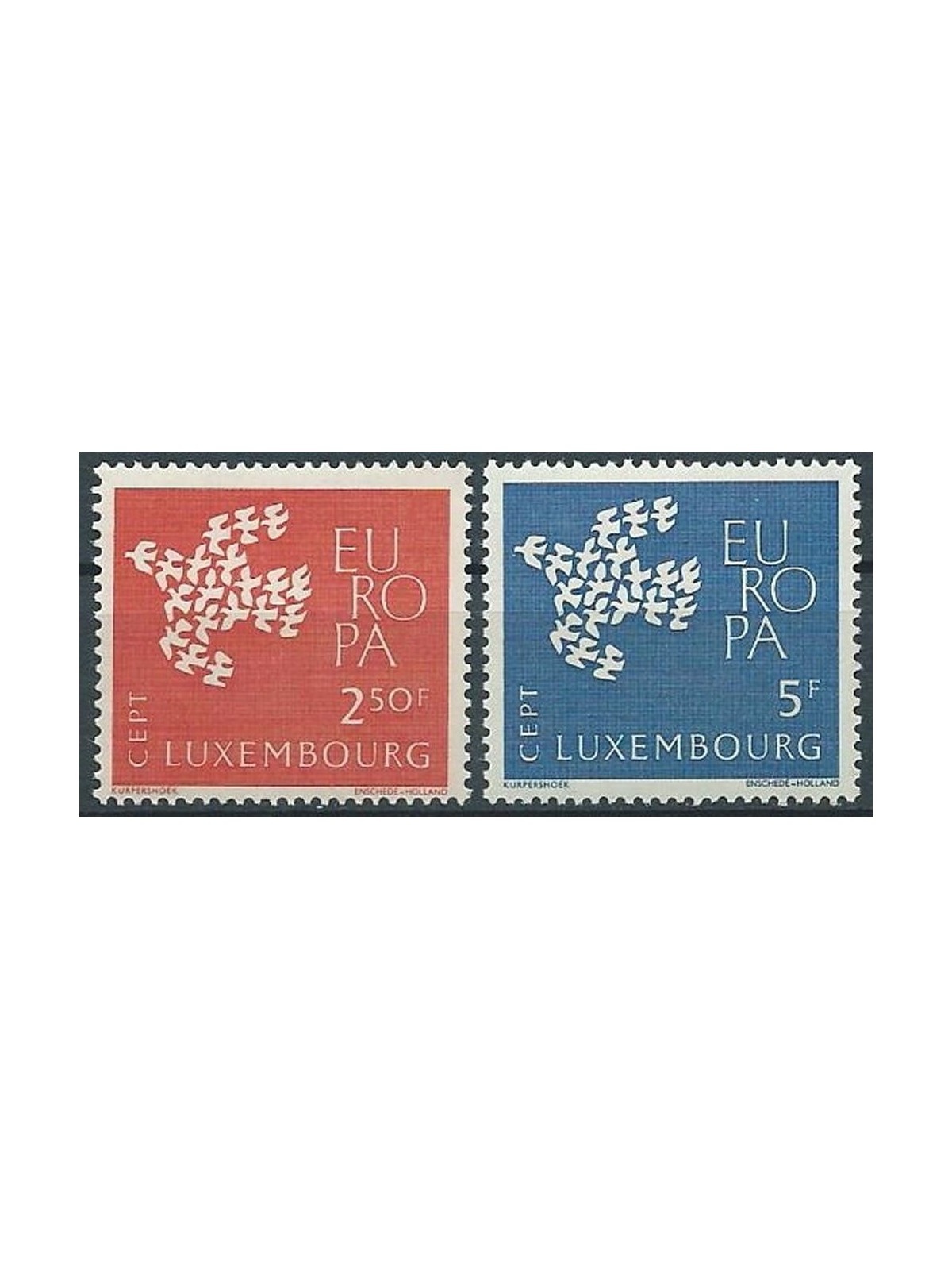 LUXEMBOURG 1961 Europe 2v MNH**