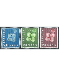 PORTUGAL 1961 Europe 3v MNH**