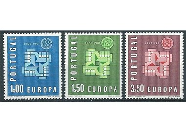 PORTUGAL 1961 Europe 3v MNH**