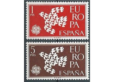 SPAGNA 1961 Europa 2v MNH**