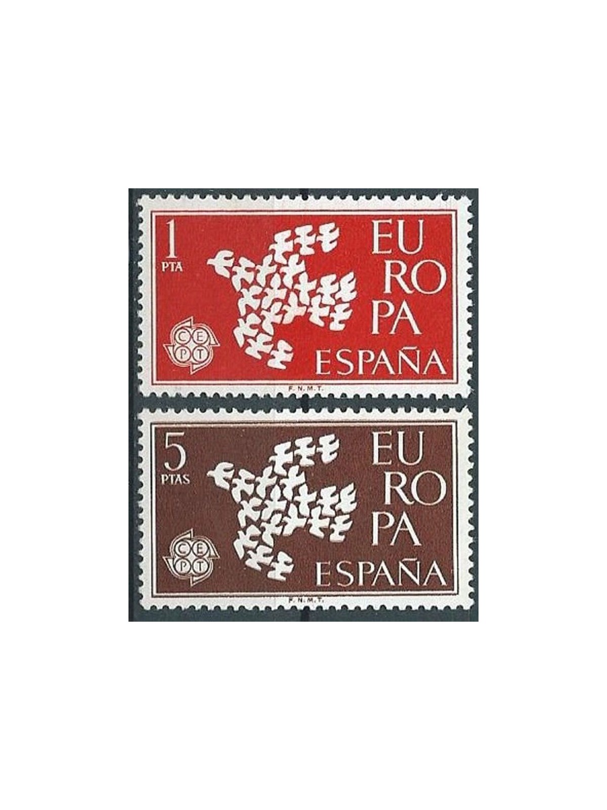 SPAGNA 1961 Europa 2v MNH**