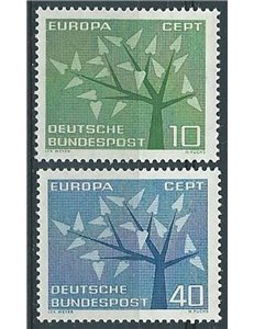 GERMANY BRD 1962 Europe 2v MNH**