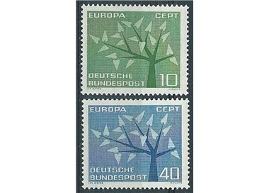 GERMANY BRD 1962 Europe 2v MNH**