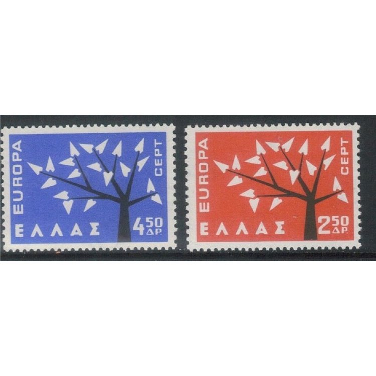 GREECE 1962 Europe 2v MNH**