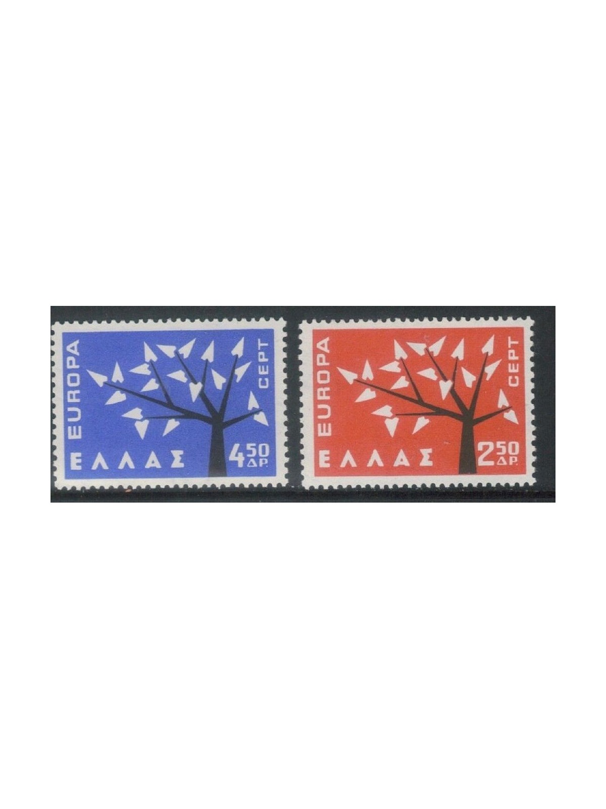GREECE 1962 Europe 2v MNH**
