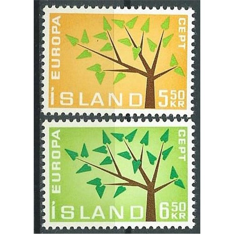 ICELAND 1962 Europe 2v MNH**