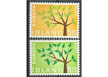 ICELAND 1962 Europe 2v MNH**