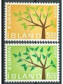ICELAND 1962 Europe 2v MNH**