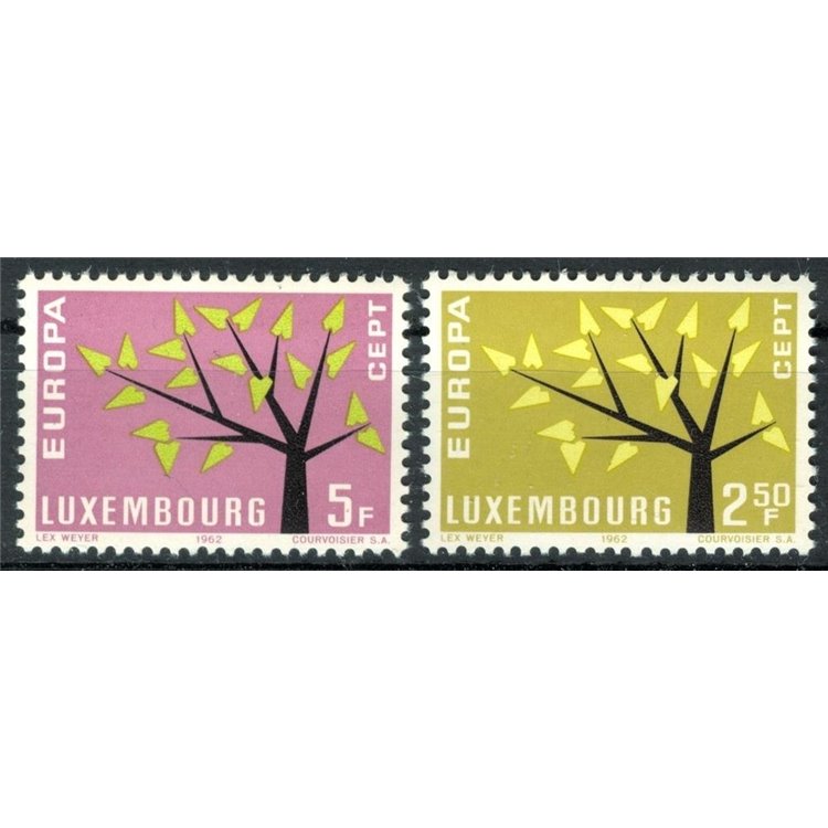 LUXEMBOURG 1962 Europe 2v MNH**