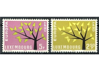 LUSSEMBURGO 1962 Europa 2v MNH**