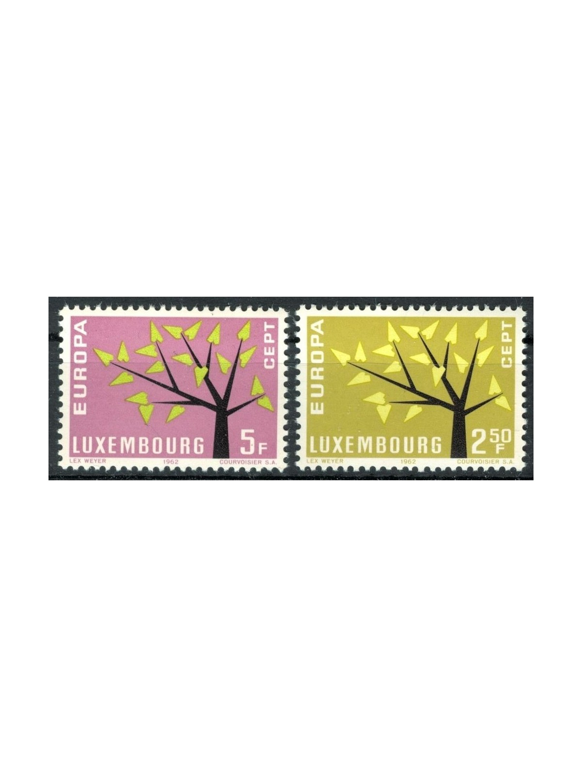LUXEMBOURG 1962 Europe 2v MNH**