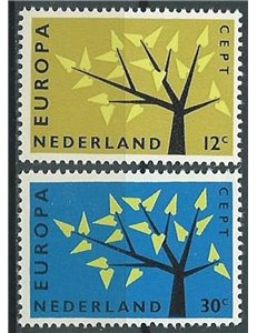 NETHERLANDS 1962 Europe 2v MNH**