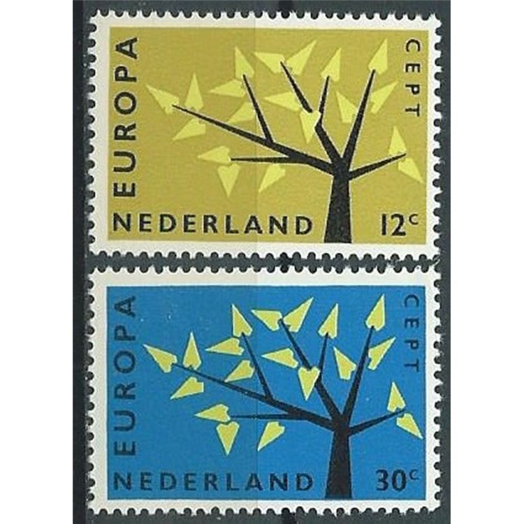 OLANDA 1962 Europa 2v MNH**