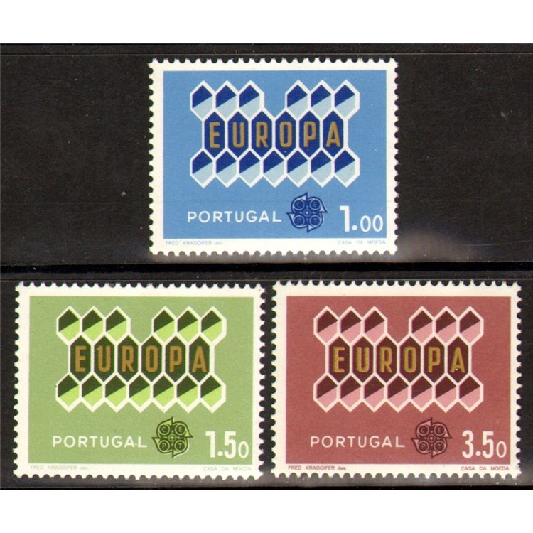 PORTOGALLO 1962 Europa 3v MNH**